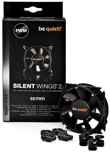 Be Quiet! - Ventilltor - Be Quiet Silent Wings 2 PWM 9,2cm rendszer ht ventiltor