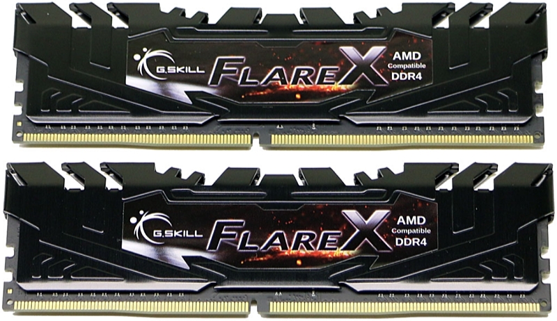 G.Skill - Memria PC - G.Skill Flare X (for AMD) F4-3200C14D-16GFX 16Gb/3200MHz K2 DDR4 memria