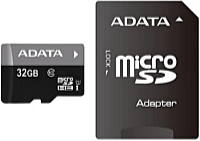 A-DATA - Memria Krtya Foto - A-data 32GB Class10 UHS-I microSDHC memriakrtya + SD adapter