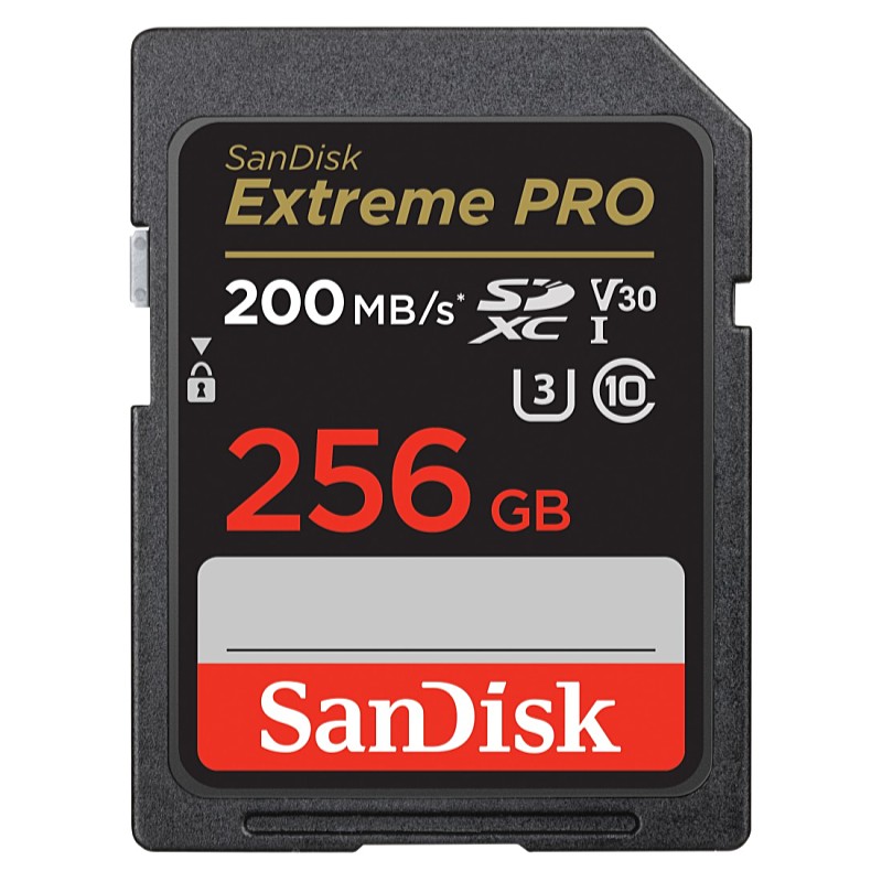 SanDisk - Memria Krtya Foto - SD 256Gb Sandisk Extreme Pro UHS-I V30 U3 121597