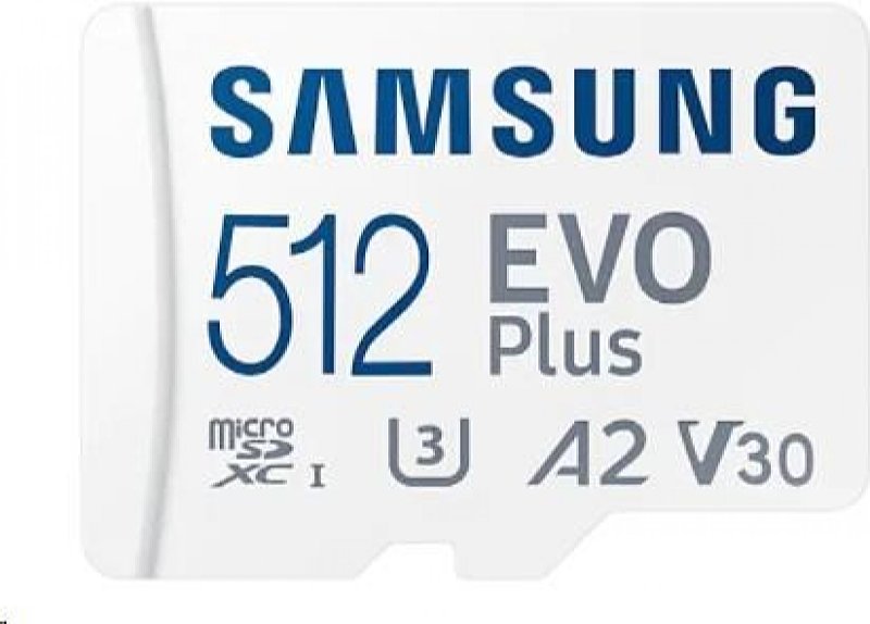 SAMSUNG - Memria Krtya Foto - SDmicro 512Gb Samsung+Adapter EVO+ MB-MC512KA-EU