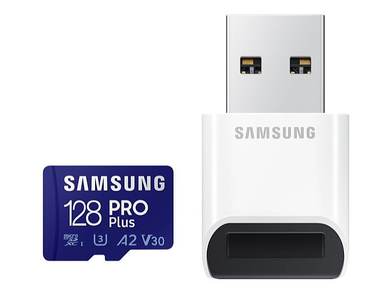 SAMSUNG - Memria Krtya Foto - SDmicro 128Gb Samsung PRO+ MB-MD128KB/WW + USB card reader