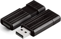 Verbatim - Memria Pen Drive - Verbatim PinStripe 64GB fekete pendrive / USB flash drive
