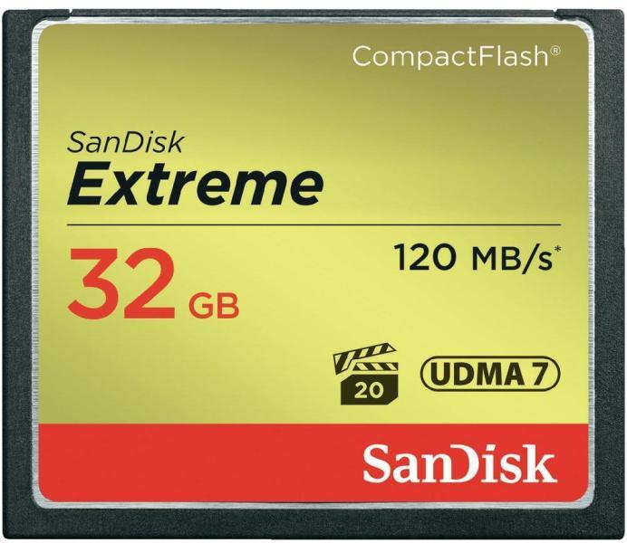 SanDisk - Memria Krtya Foto - SanDisk Extreme 32Gb Compact Flash memriakrtya