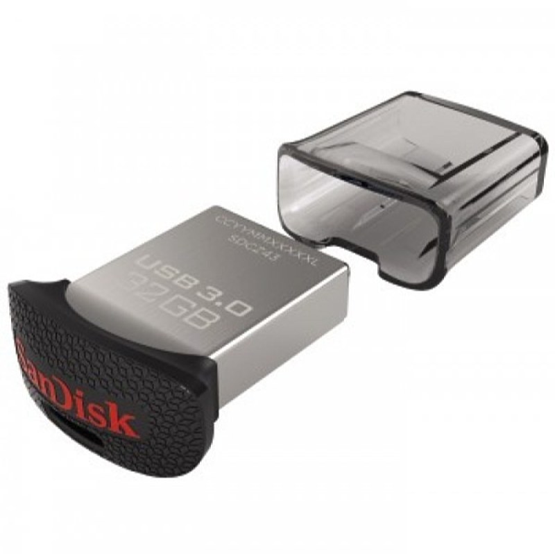 SanDisk - Memria Pen Drive - Sandisk Ultra Fit 32GB USB3.1 pendrive, fekete