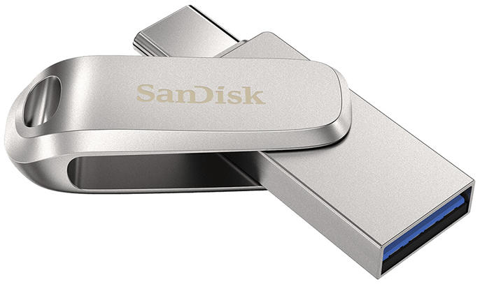 SanDisk - Memria Pen Drive - Pen Drive 512Gb USB 3.1+Type-C Sandisk Dual Drive Luxe 186466