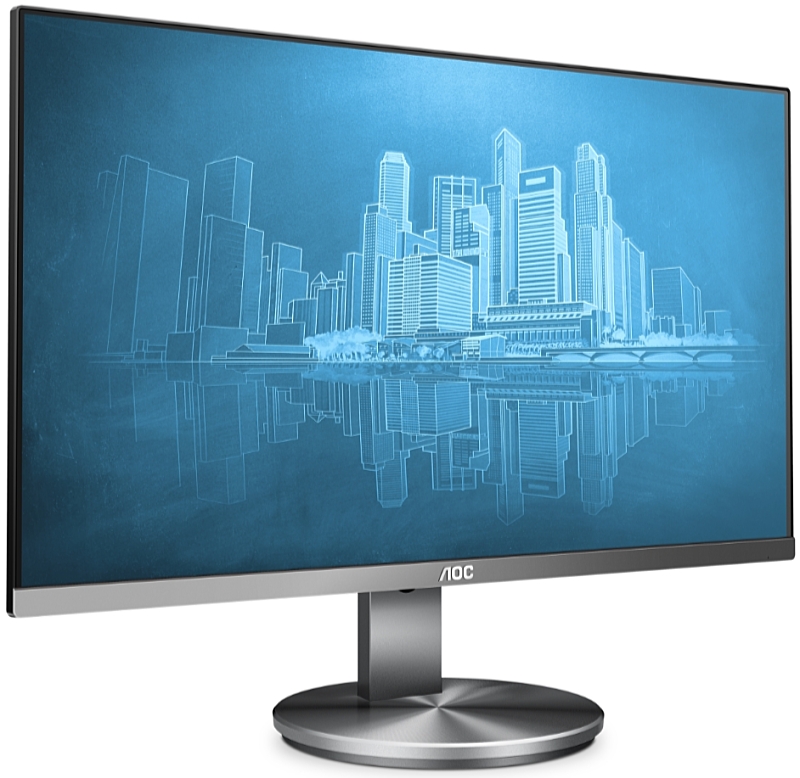 AOC - Monitor - LCD - AOC 27' I2790VQ/BT FHD IPS monitor, fekete/ezst