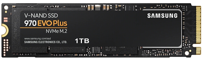 SAMSUNG - SSD drive - Samsung 970 EVO Plus MZ-V7S1T0BW 1Tb M.2 PCIe 3.0 NVMe 2280 SSD meghajt