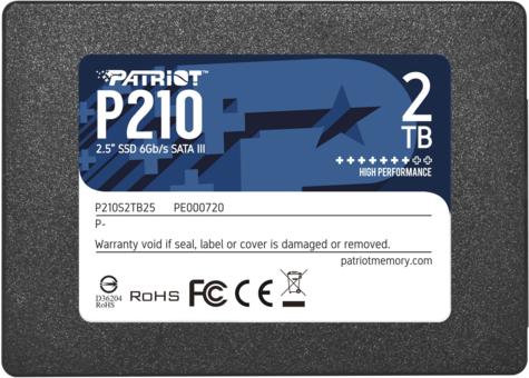 Patriot - SSD drive - SSD Patriot 2,5' 2Tb P210 SATA3 P210S2TB25
