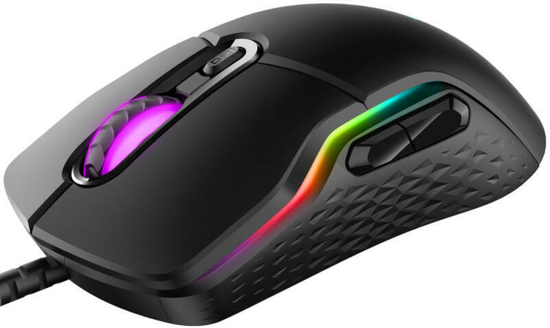 Rapoo - Mouse s Pad - Egr Rapoo V-Series VT200 Wired/wireless RGB Gaming 186863 Vezetkes, USB, Optikai, 6200DPI, Black, RGB, RGB, Gam