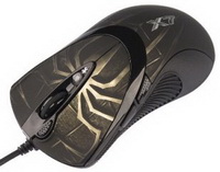 A4Tech - Mouse s Pad - A4 Laser EVO XGame Laser Oscar X747 USB barna vezetkes lzeres jtkos egr