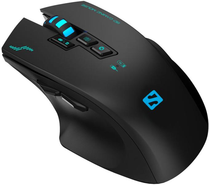 Sandberg - Mouse s Pad - Sandberg Sniper Wireless optikai egr, fekete