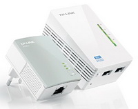 TP-Link - Hlzati adapter - TP-Link TL-WPA4220KIT 300MB Wifi Powerline Extender