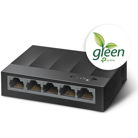 TP-Link - Switch, firewall - Switch TPLink LS1005G 5port Gbe Manyaghzas LAN (1Gb/s): 5 port, energiafelhasznls: 3,7W, fekete