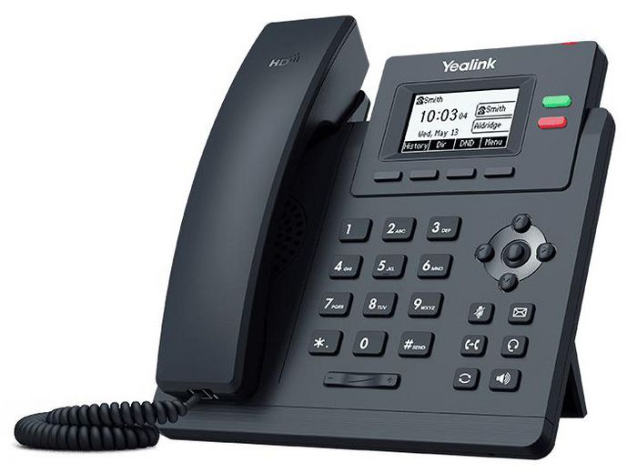 Yealink - Biztonsgtechnika - Yealink VOIP telefon 2,3' Black SIP-T31G 1301044 A Yealink SIP-T31G egy belp szint, nagy teljestmny IP telefon, amely 2 VoIP fikot s 5 irny helyi telefonkonferencit tmogat. Az egyb funkcik kz tartozik a ktportos Gigabit Ethernet port inte
