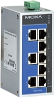 Moxa - Switch, firewall - Moxa EDS-208A 8p 10/100 IP30 Switch, alumnium