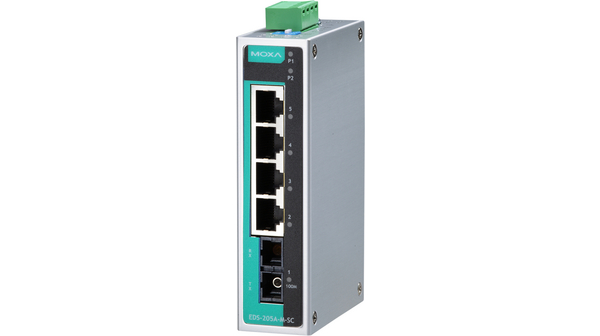 Moxa - Switch, firewall - Moxa EDS-205A 5p 10/100 IP30 Switch