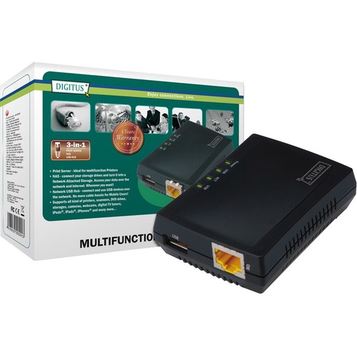 Digitus - Printserver - PrintS Digitus Professional USB2.0 Fast Ethernet DN-13020