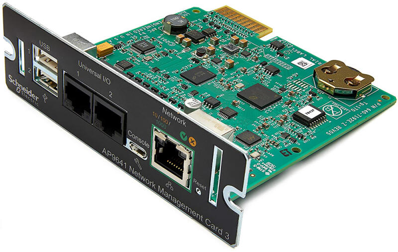 APC - Sznetmentes tp (UPS) - APC UPS Network Management Card 3 AP9640 Egy sznetmentes tpegysg tvoli figyelsre s vezrlsre alkalmas, kzvetlenl a hlzatra csatolva. - BACnet/IP tmogats Smart-UPS-hez - Eszkztitkosts (HTTPS/SSL, SSH, SNMPv3) - Gigabit Ethernet tmogats 