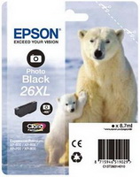 EPSON - Tintapatron - Epson 26XL fot fekete tintapatron 8,7ml