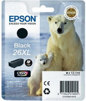 EPSON - Tintapatron - Epson 26XL fekete tintapatron 9,7ml