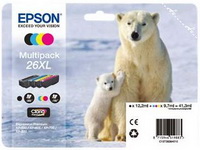 EPSON - Tintapatron - Epson 26XL B/Y/C/M tintapatron csomag
