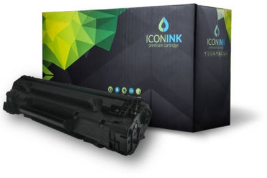 Iconink - Printer Laser Toner - Iconink HP CE285A utngyrtott toner, Black
