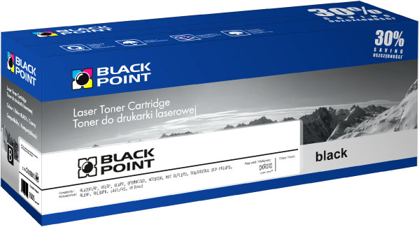 Black Point - Toner - Black Point Lexmark C540H1KG utngyrtott toner, Black