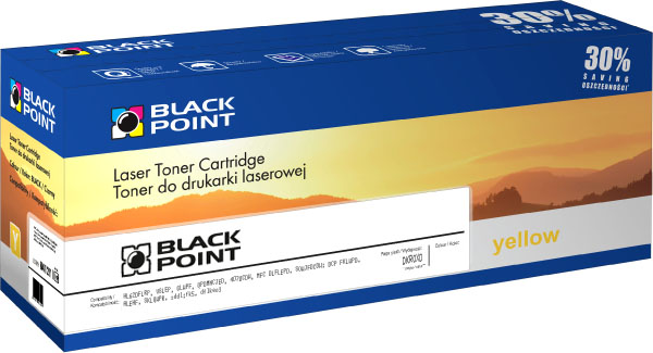 Black Point - Toner - Black Point Lexmark C540H1YG utngyrtott toner, Yellow