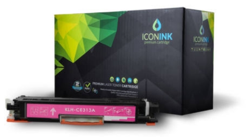 Iconink - Printer Laser Toner - Iconink HP CE313A utngyrtott toner, Magenta