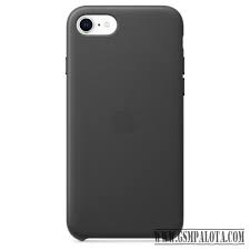 Apple - Tska (Bag) - Apple iPhone SE2 Leather Case Black mxym2zm/a