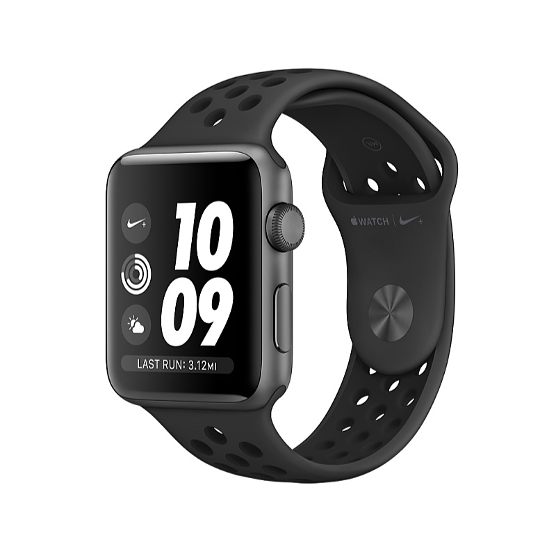 Apple - PDA/PNA/GPS - Apple Watch Nike+ Okosra, asztoszrke alumniumtok, 42mm antracit sportszj
