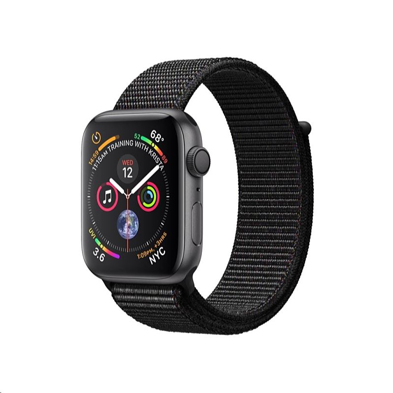 Apple - PDA/PNA/GPS - Apple Watch Series 4 GPS 44mm okosra, Fekete