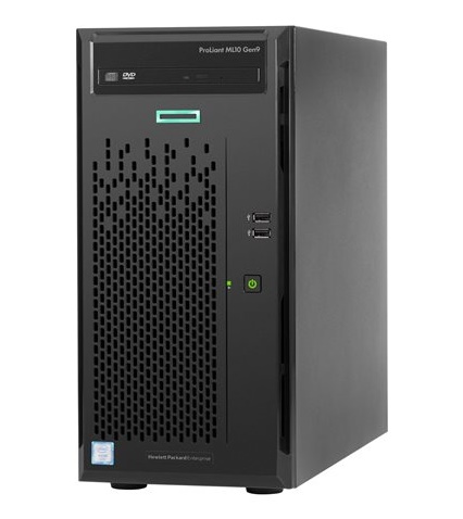 HP - Szerverek - HPE ProLiant ML10 Gen9 E3-1225 v5 8GB-R 2TB Non-hot Plug 4LFF SATA 300W Svr/GO